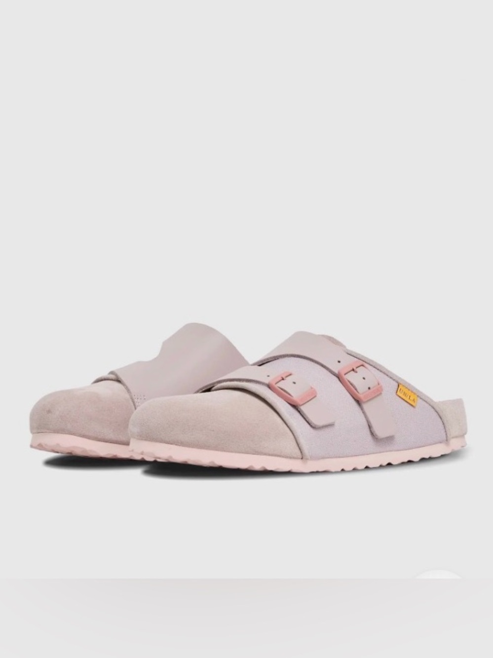 Birkenstock x Union LA Unisex Slip-On Bimshire Clog Shadow Grey Worn Once